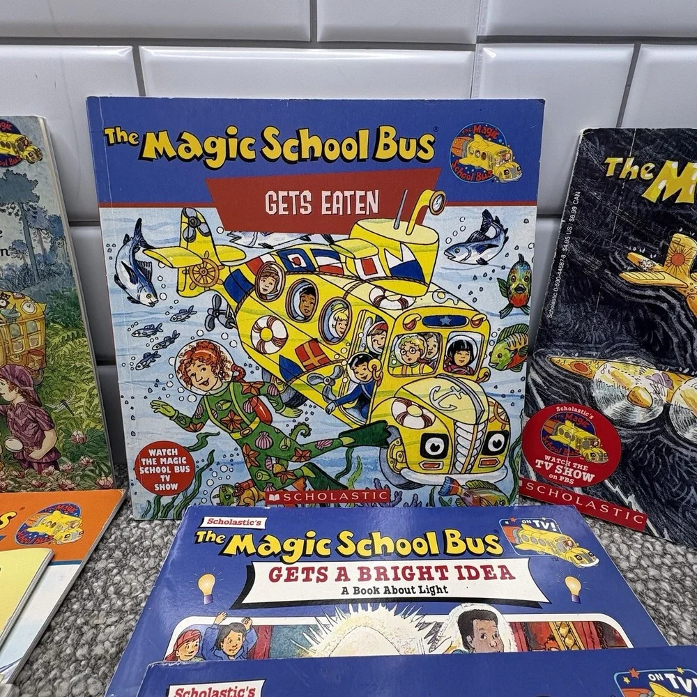 Scholastic Books Magic School Bus Collection Elementary Classroom Guided Reading